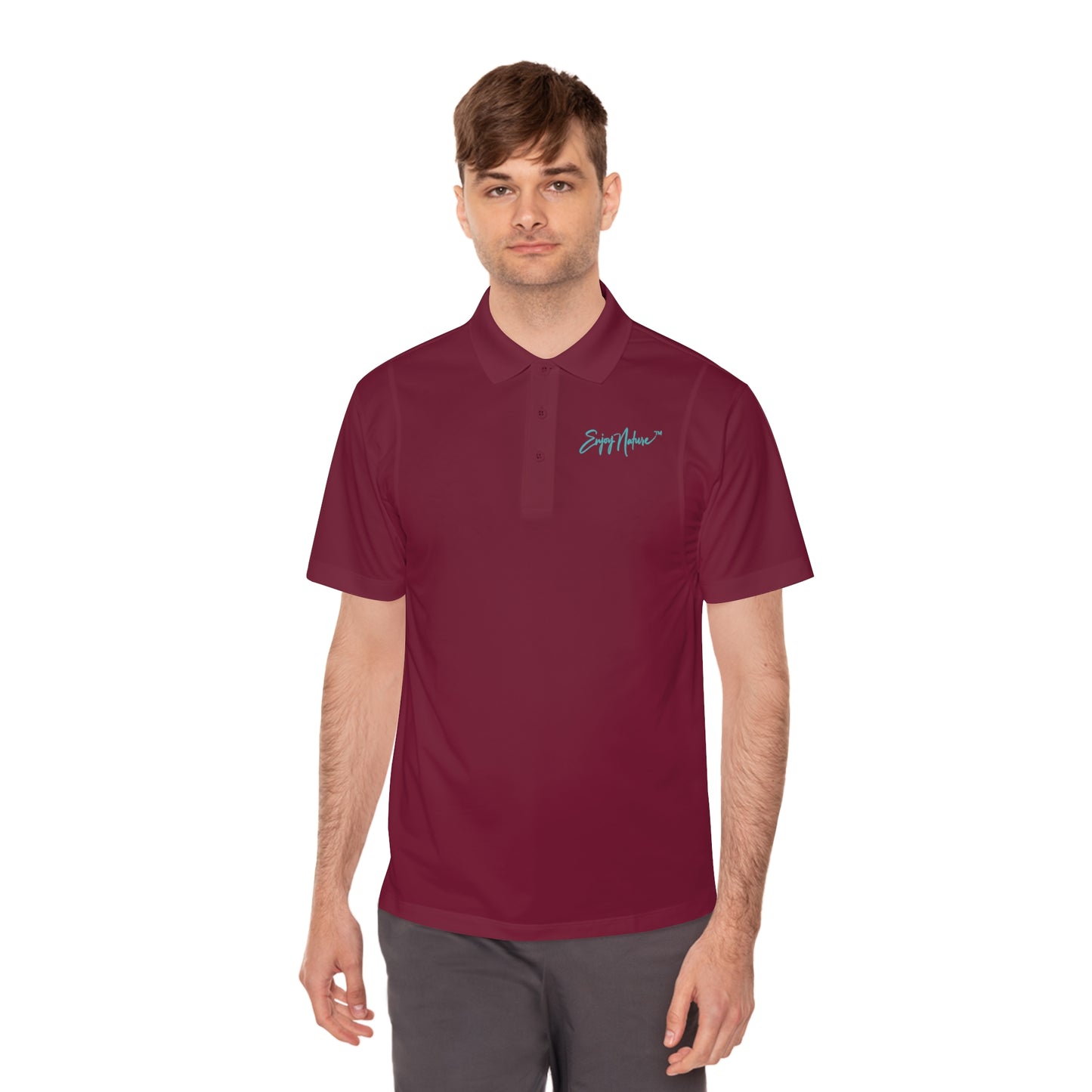 Men's Sport Polo Shirt with Starfish Design - Casual Summer Wear for Beach, Gifts, Travel, Outdoor Activities, Resort Style