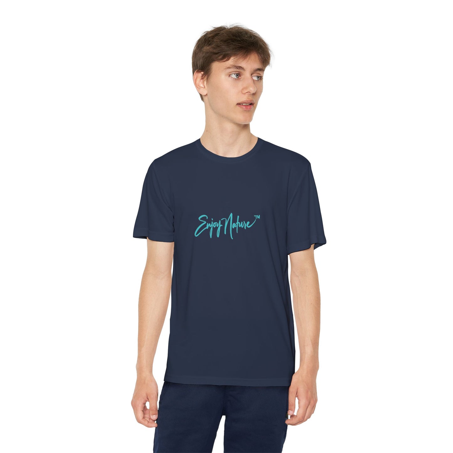 Youth Elephant Tee — Enjoy Nature™ Fine Art Kids T-Shirt | Elephant Dance in Sunlit Dust