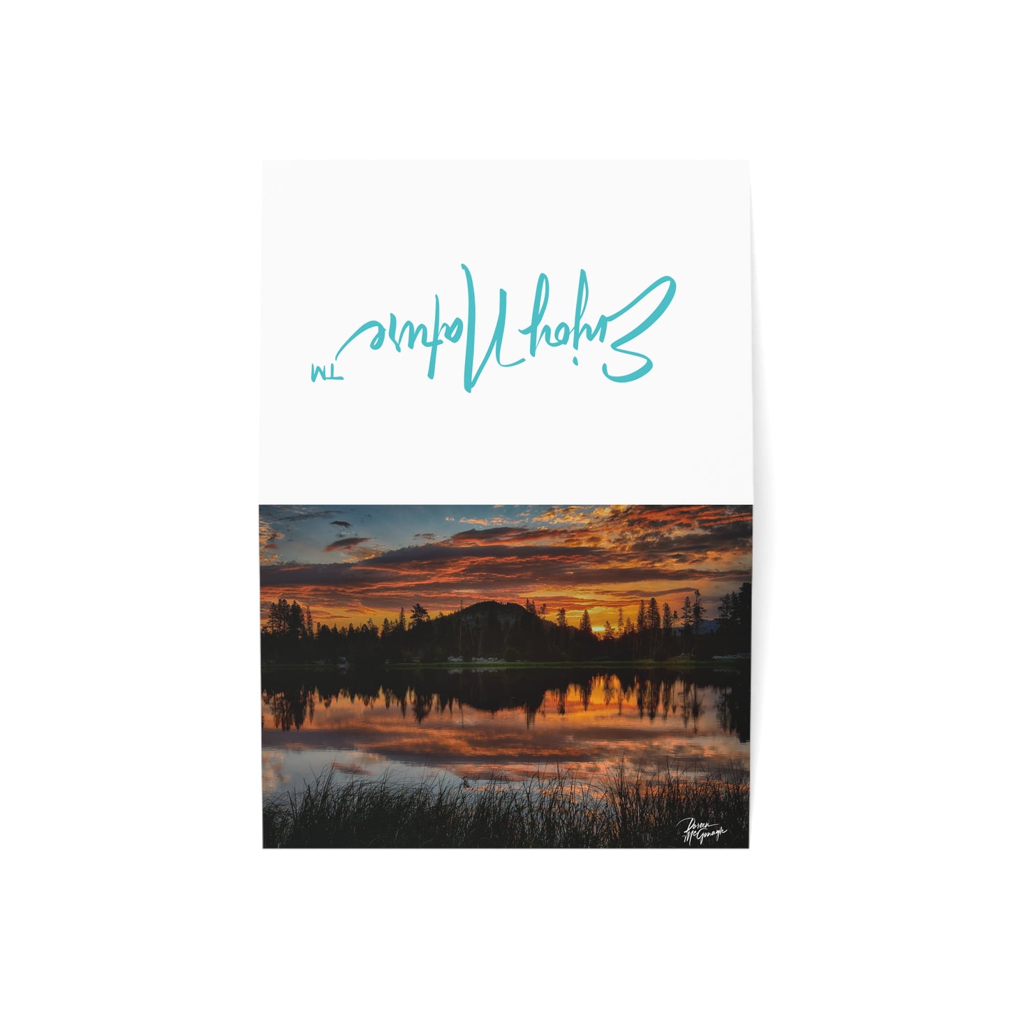 Sunrise in Crested Butte 5x7 Note Cards | Artistic Nature-Inspired Greeting Cards, Blank Inside | Perfect for Thank You, Birthdays & Special Occasion