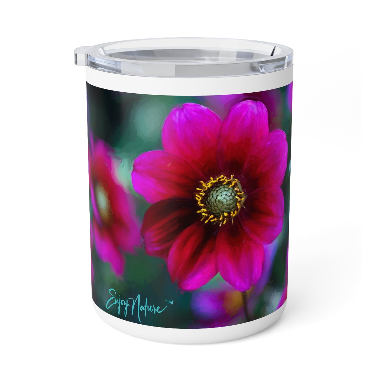 Heart of Dahlia Dreams – 10oz Insulated Coffee Mug