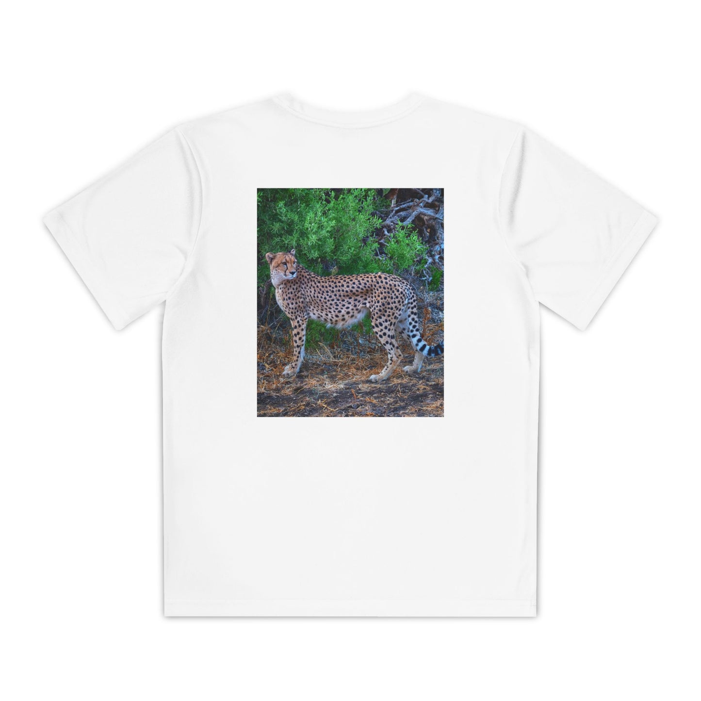 Youth Cheetah Tee — Enjoy Nature™ Fine Art Kids Athletic T-Shirt