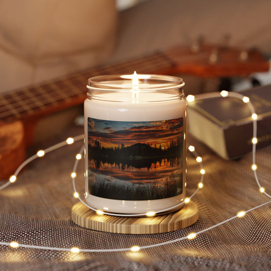 Sunset Lake Scented Soy Candle, Relaxing Home Fragrance, Nature Inspired Gift, Eco-Friendly Candle, Aromatherapy, Cozy Decor Sunrise Crested Butte