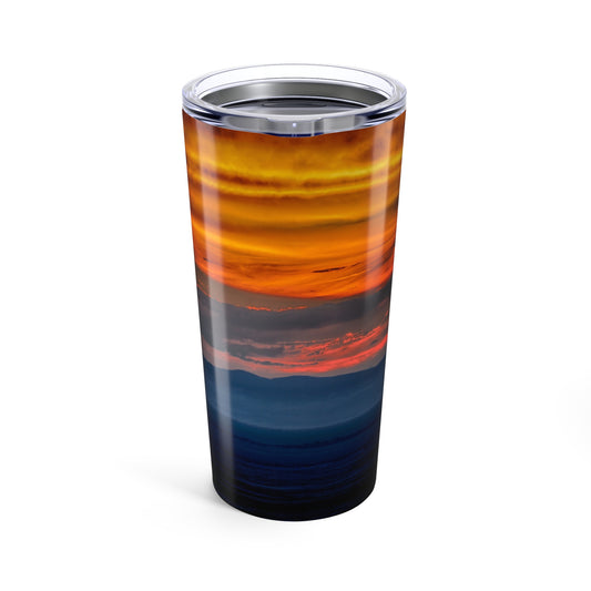 Sunset over Dunes 20oz Insulated Tumbler | Nature Inspired Stainless Steel Drinkware | Enjoy Nature Collection