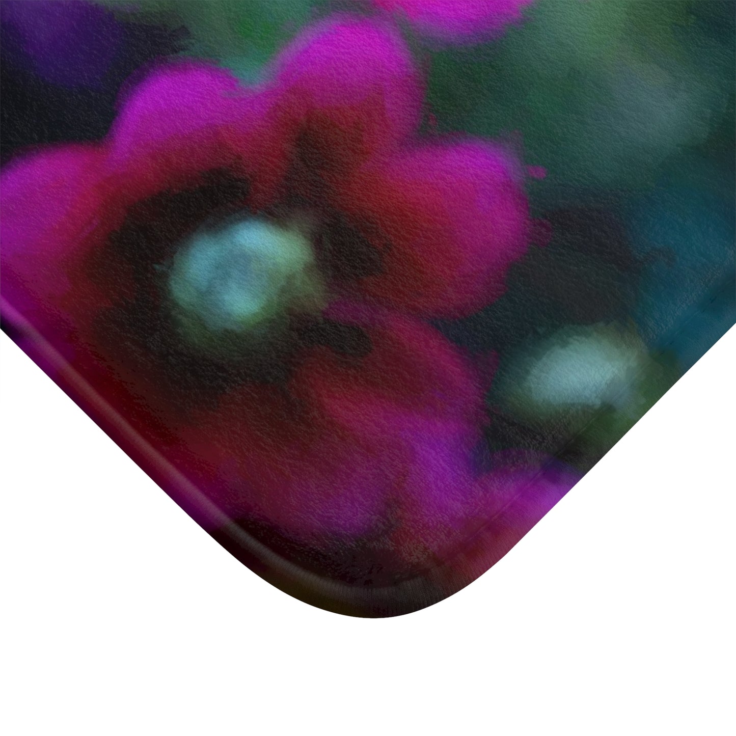 Bath Mat: Heart of Dahlia Dreams – Nature-Inspired Comfort