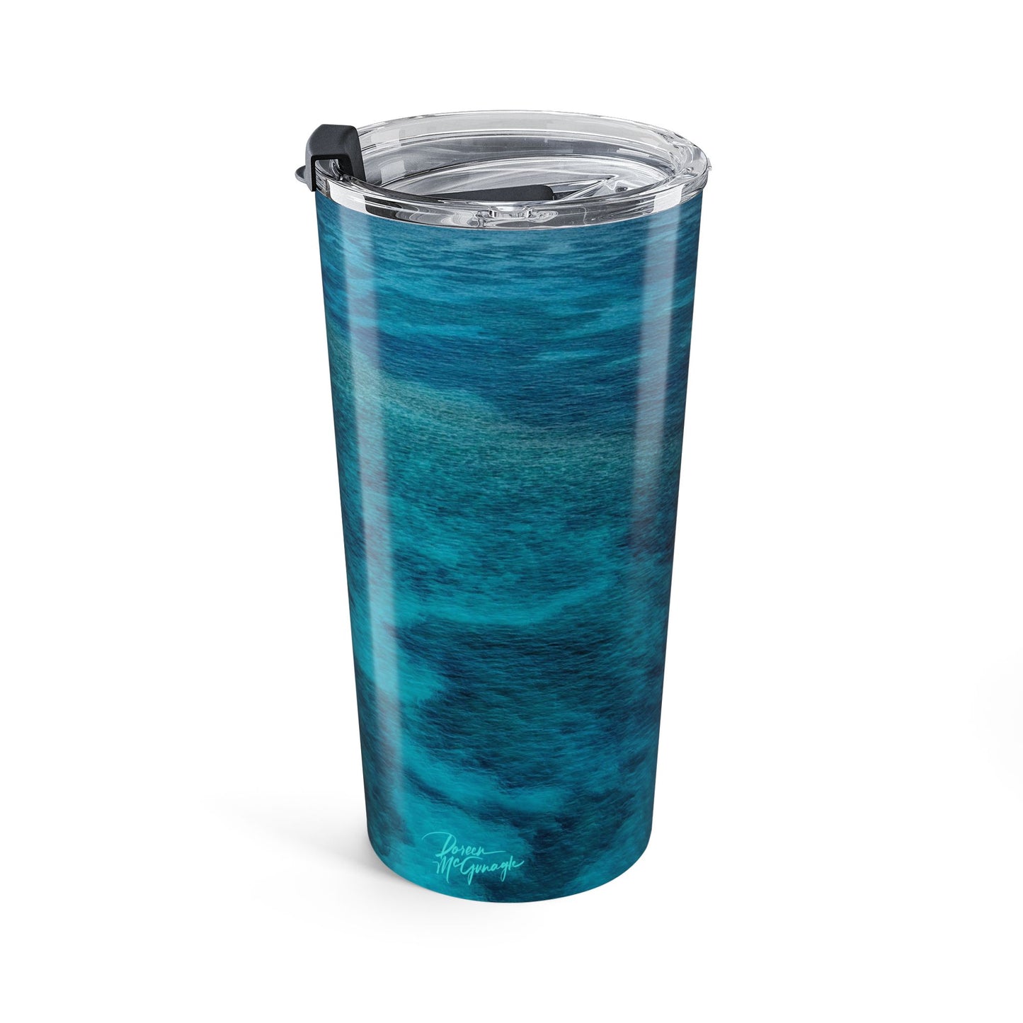 Ocean Blue Marble – 20 oz Ocean-Inspired Stainless Steel Tumbler Enjoy Nature | Spirited Design Studio