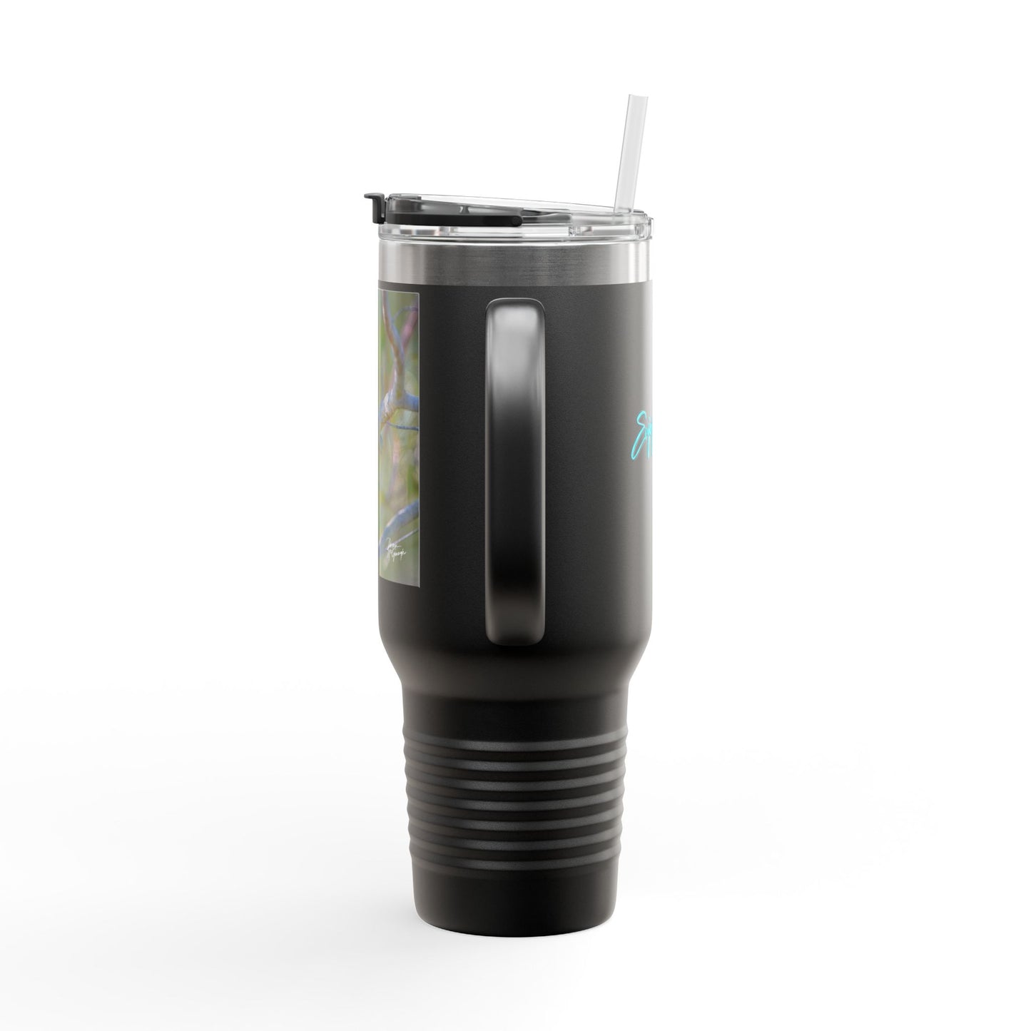 Florida Scrub Jay Insulated Travel Mug – 40oz Stainless Steel Wildlife-Inspired Drinkware