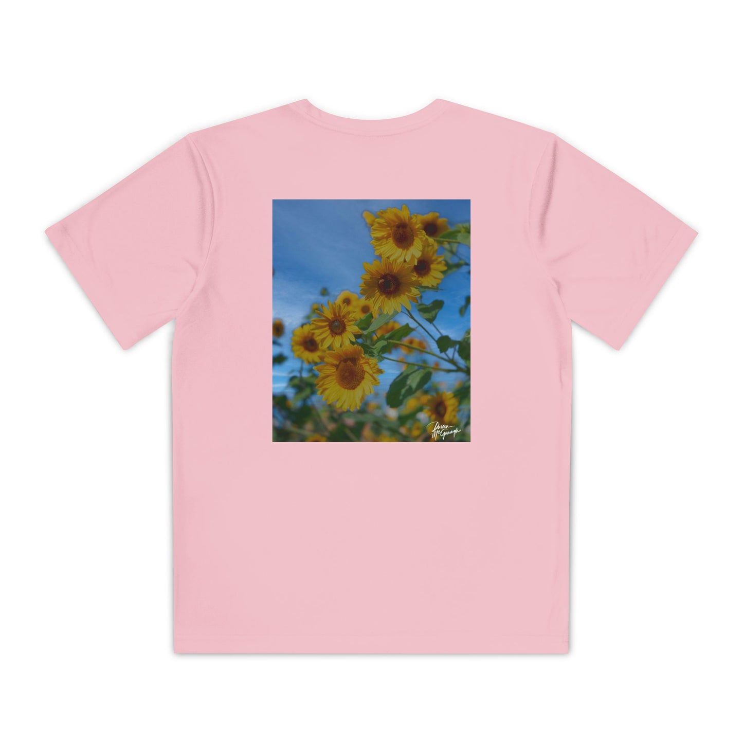 Youth Nature Tee – Sunflower Design, Outdoor Adventure Tee, Inspirational Kids Clothing, Spring/Summer Fashion