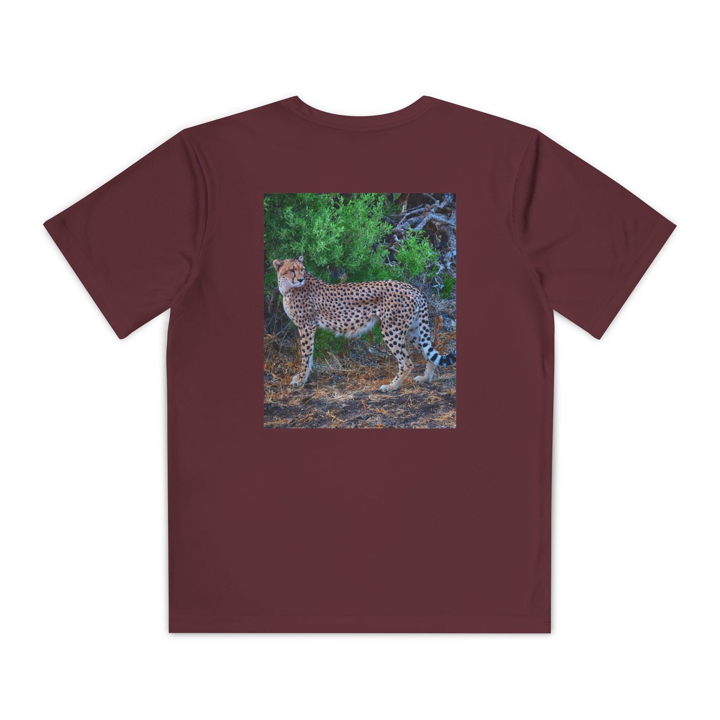 Youth Cheetah Tee — Enjoy Nature™ Fine Art Kids Athletic T-Shirt