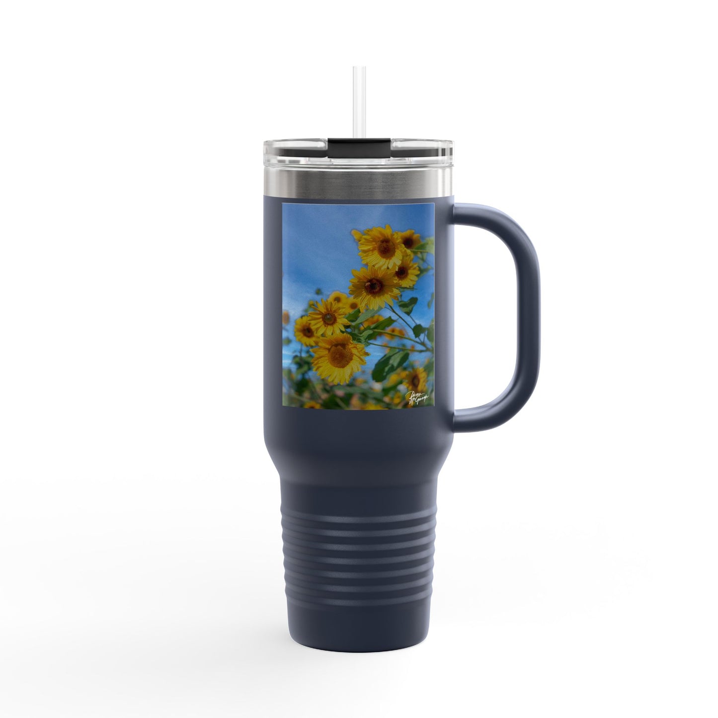Beautiful Floral Insulated Travel Mug, 40oz - Perfect for Coffee Lovers, Gift for Her, Summer Road Trips, Outdoor Adventures