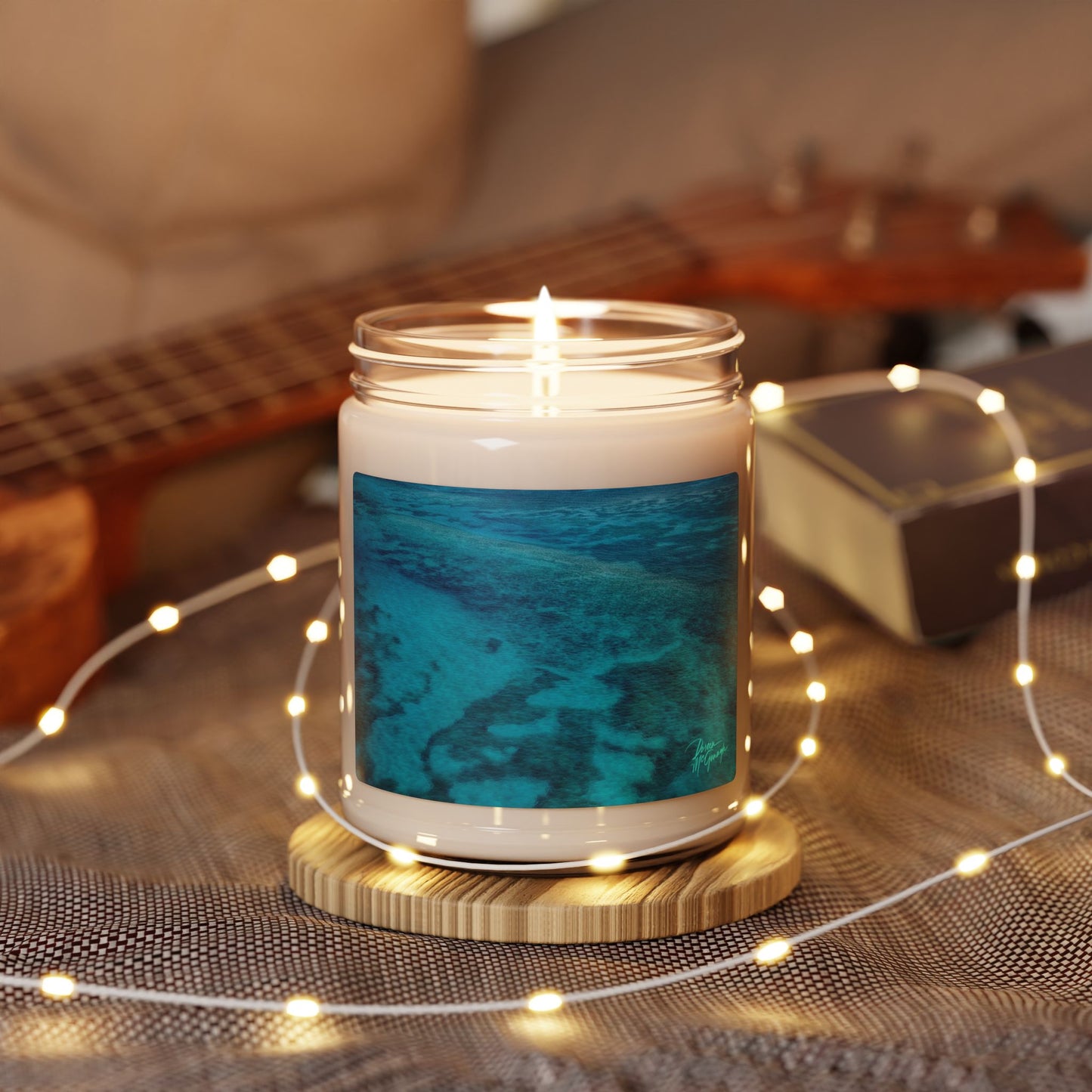 Fluid Current of Ocean Floor — 9 oz Soy Candle (Ocean-Inspired Aromas) Enjoy Nature | Spirited Design Studio