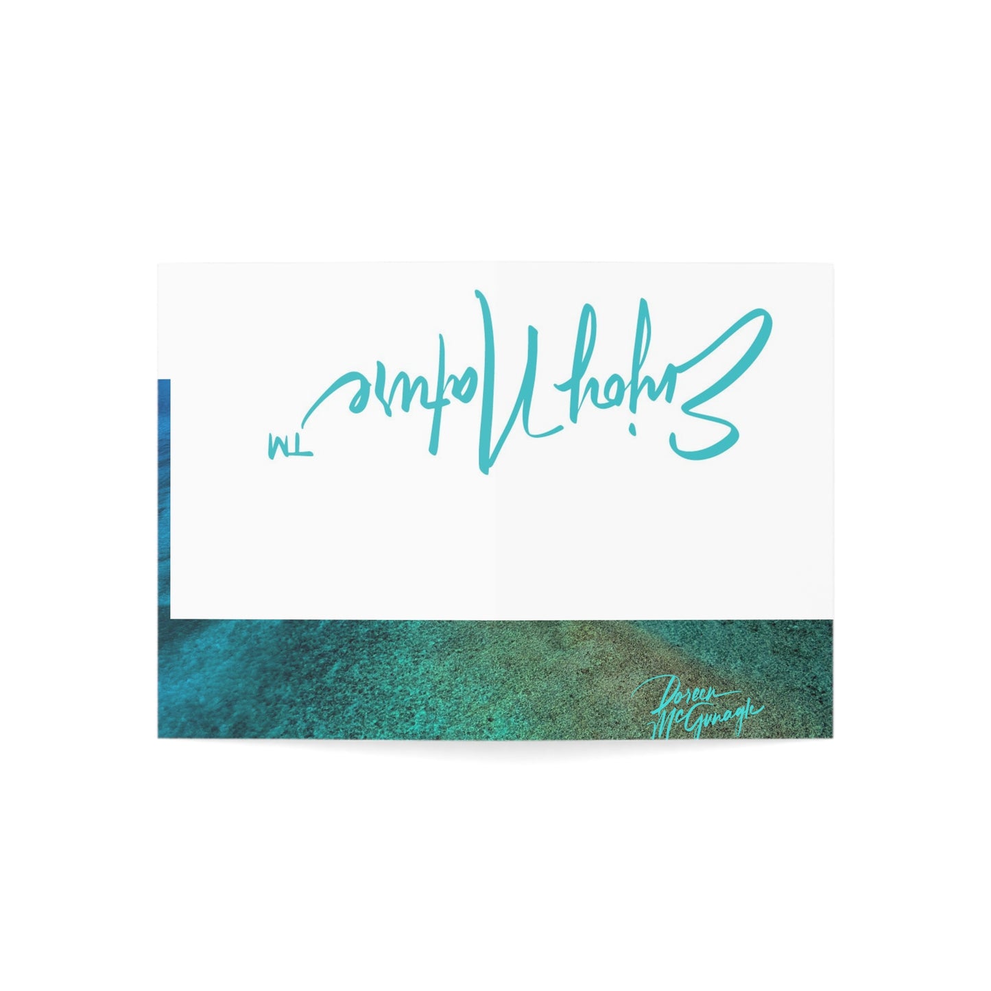 Note Cards – Fluid Currents Design (Pack of 10) Enjoy Nature | Spirited Design Studio