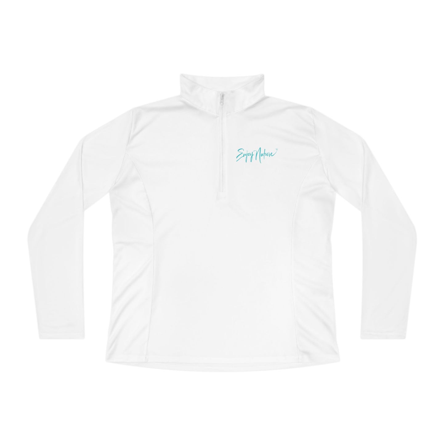 Ladies Quarter-Zip Pullover – Florida Scrub Jay Design | Lightweight Outdoor Apparel | Enjoy Nature Collection