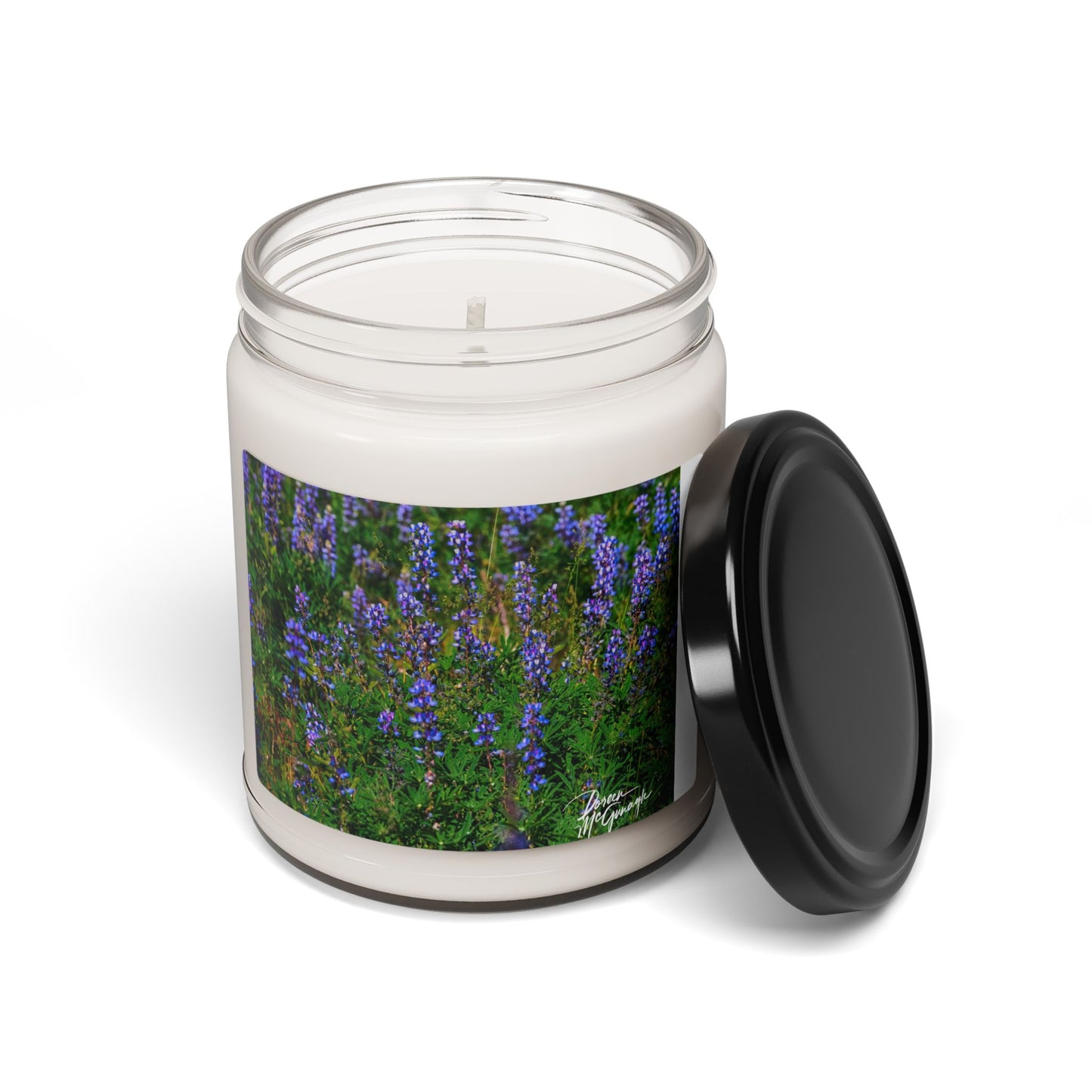 Scented Soy Candle 9oz – Wild Lupines | Eco-Friendly Aromatherapy Candle for Relaxation, Home Décor & Thoughtful Gifts
