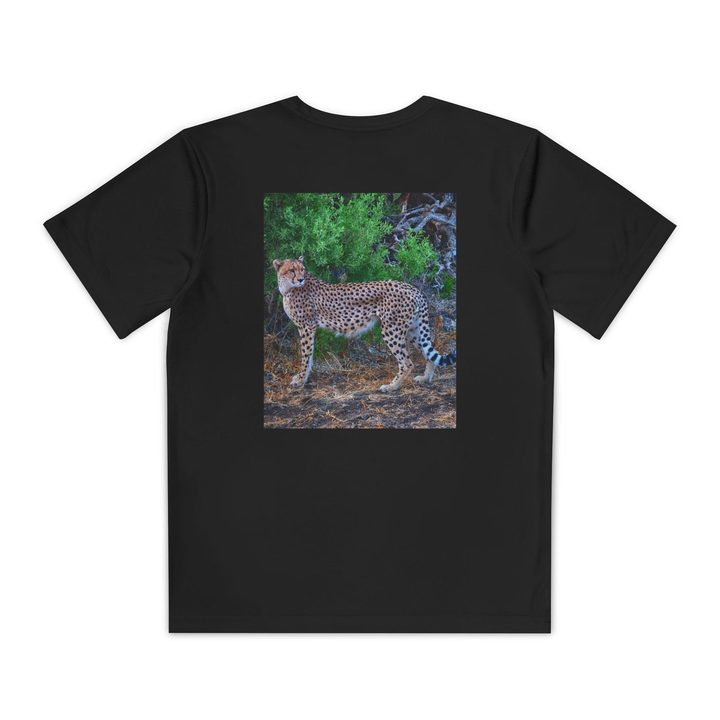 Youth Cheetah Tee — Enjoy Nature™ Fine Art Kids Athletic T-Shirt