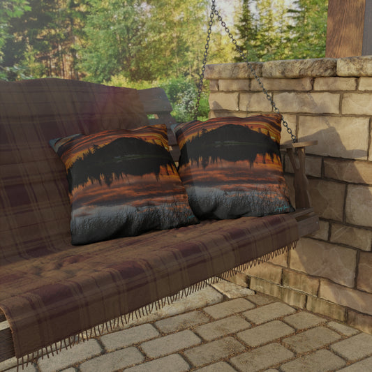 Sunset Reflection Accent Pillow | Nature Inspired Comfy Couch Pillows | Enjoy Nature Collection Décor