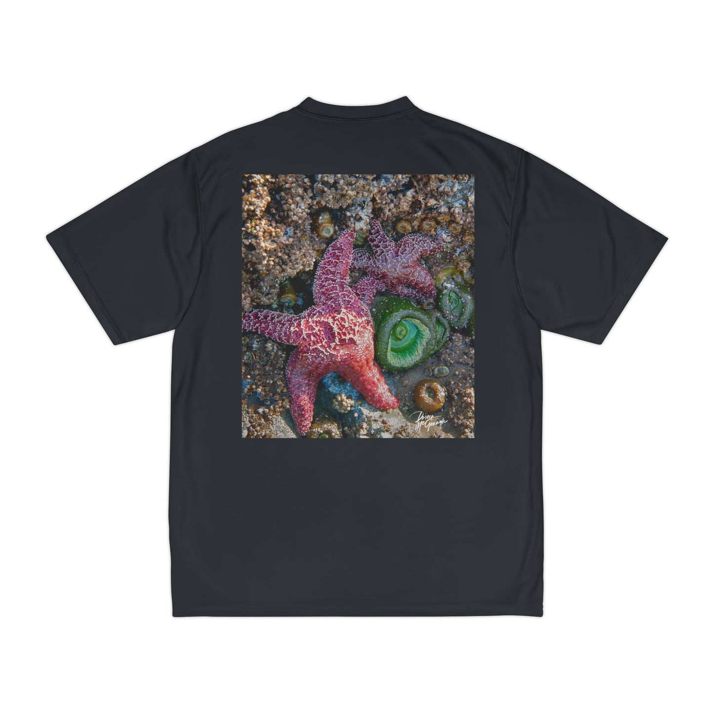 Nature-Inspired Men’s Performance T-Shirt – Marine Life Design | Outdoor Apparel, Nature Lover’s Gift, Athletic Wear for Fitness & Summer Adventures