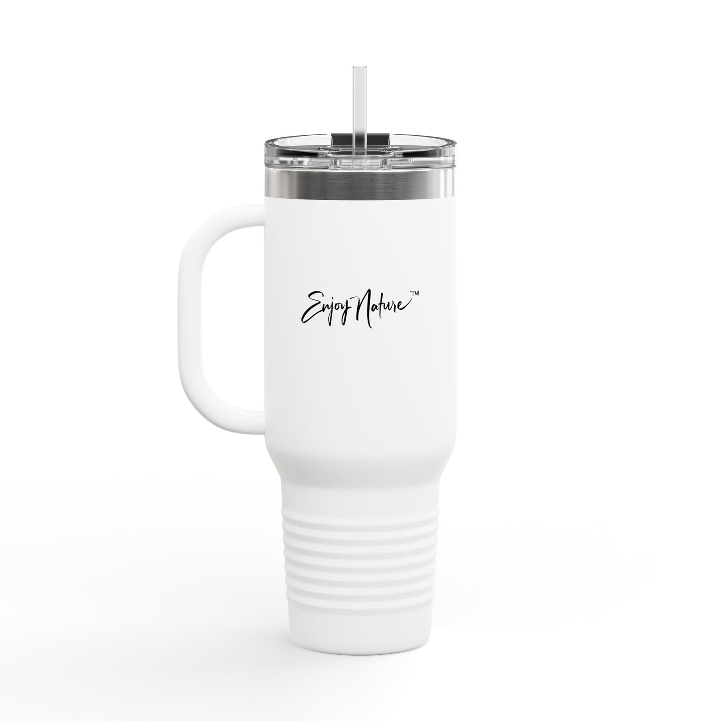 40 oz Insulated Travel Mug — Turquoise Ocean Enjoy Nature | Spirited Design Studio