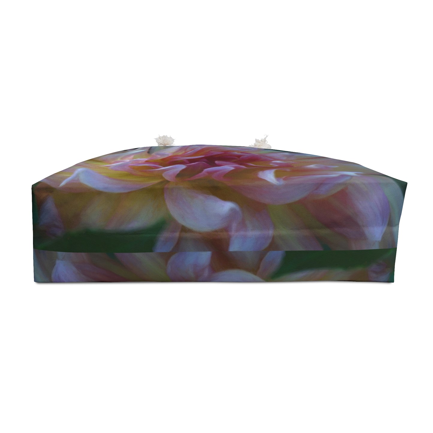 Weekender Bags: Veil of Cream and Blush Dahlias – Traveler Bag