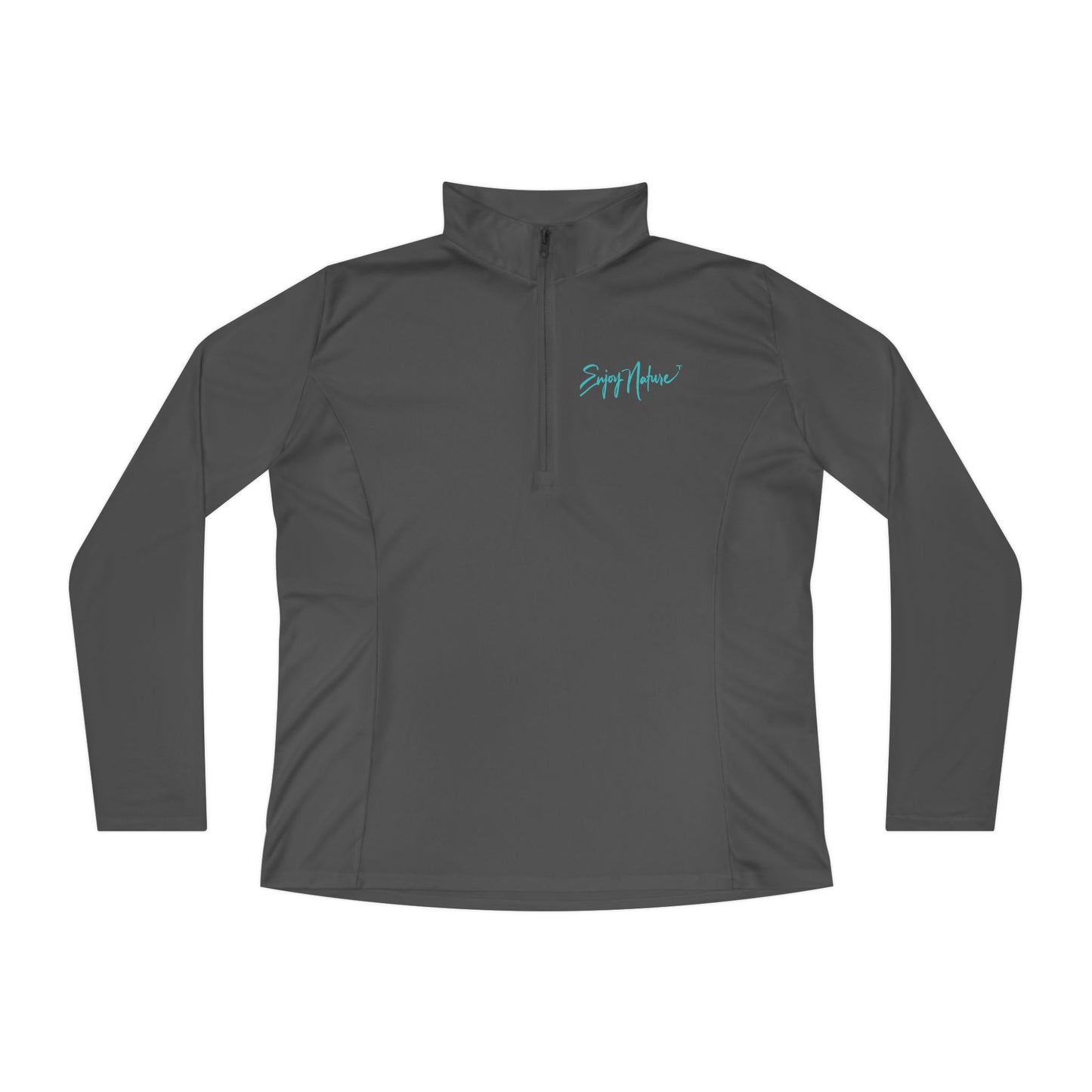 Ladies Quarter-Zip Pullover – Florida Scrub Jay Design | Lightweight Outdoor Apparel | Enjoy Nature Collection