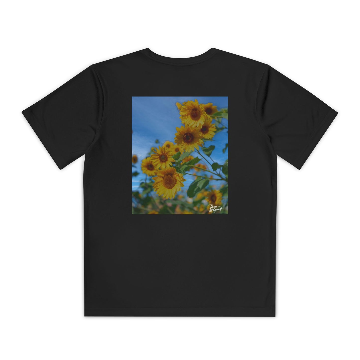Youth Nature Tee – Sunflower Design, Outdoor Adventure Tee, Inspirational Kids Clothing, Spring/Summer Fashion