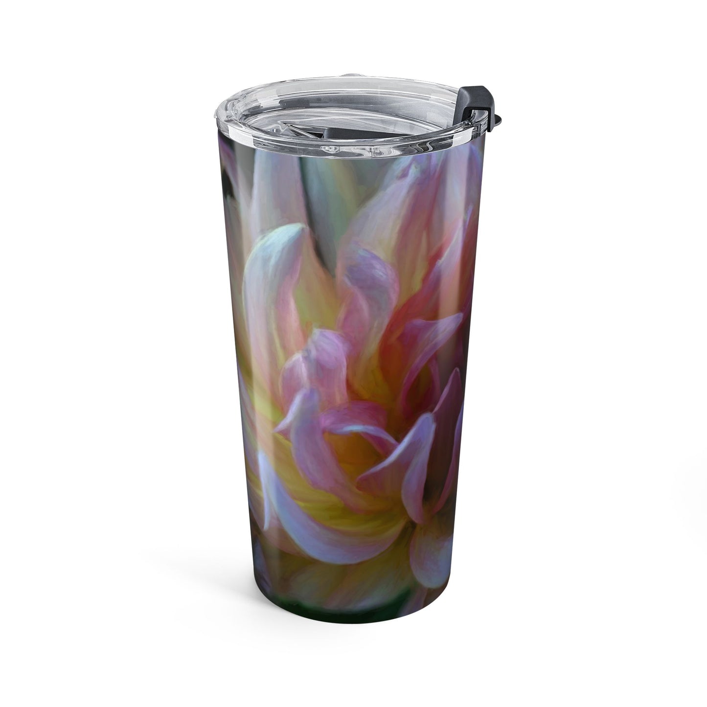 Floral Tumbler 20oz - Colorful Insulated Travel Mug, Gifts for Her, Flower Design, Nature Lover, Summer Outdoor Drinkware