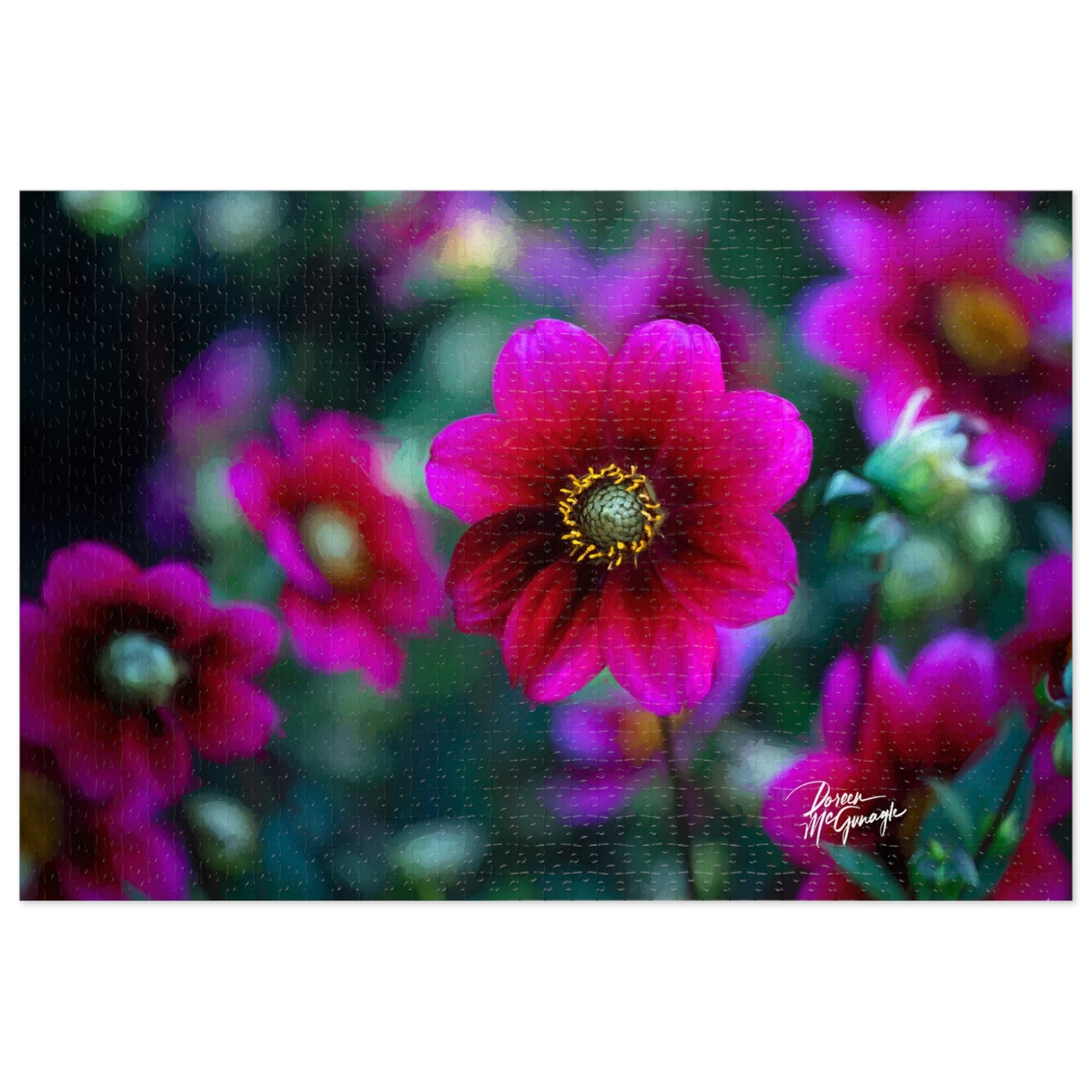 Heart of Dahlia Dreams – 1000 Piece Jigsaw Puzzle