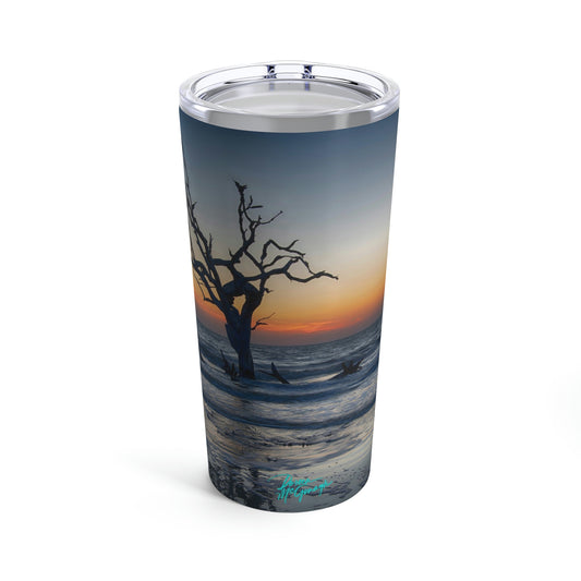 Eco friendly, Jekyll Island Sunrise adventure quencher travel tumbler 20 oz, insulated